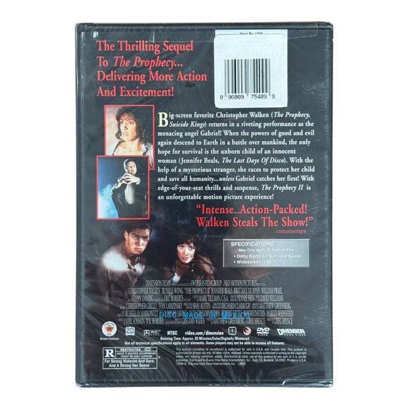 The Prophecy 2: Ashtown (DVD, 2011) Christopher Walken Horror Thriller NEW - Picture 2 of 2